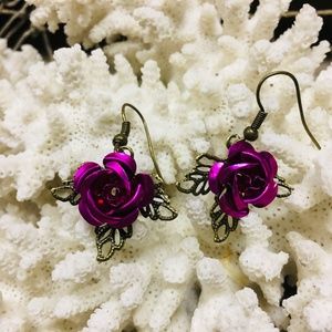 Handmade Spring Flower Earrings